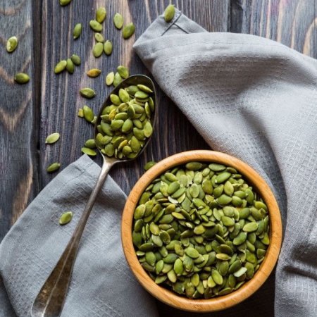 بذور القرع المقشرة