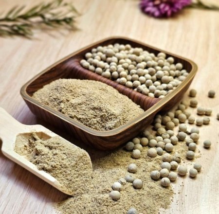 فلفل ابيض حب ومطحون