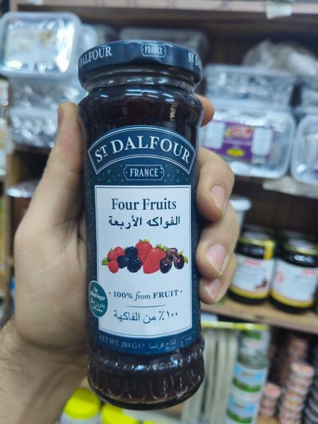 الفواكه الاربعه بدون سكر مضاف