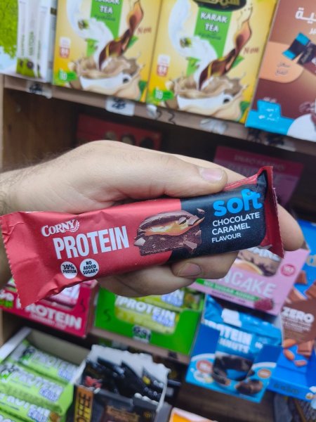 شوكولاته بروتين كاراميل