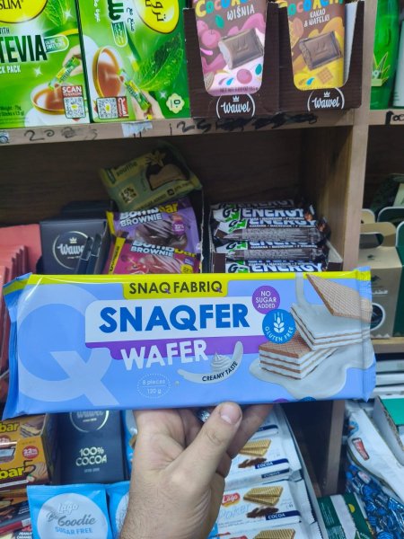 ويفر كريمي خالي من السكر